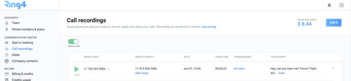 Call-Recordings